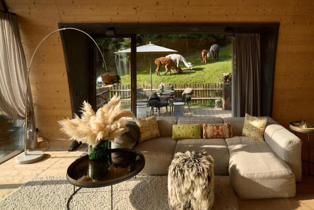 Chalet Luxury, non fumatori, vista montagna | Area soggiorno