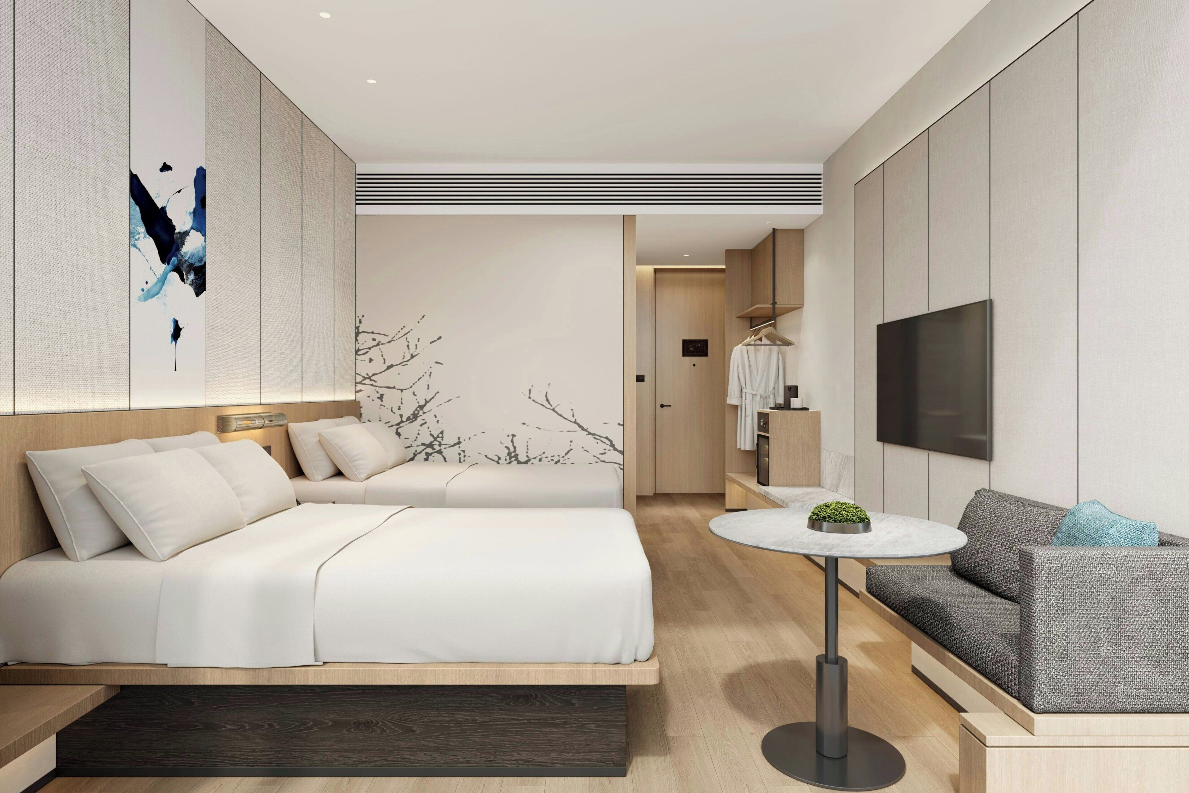 Superior kamer, 2 tweepersoonsbedden, uitzicht op rivier