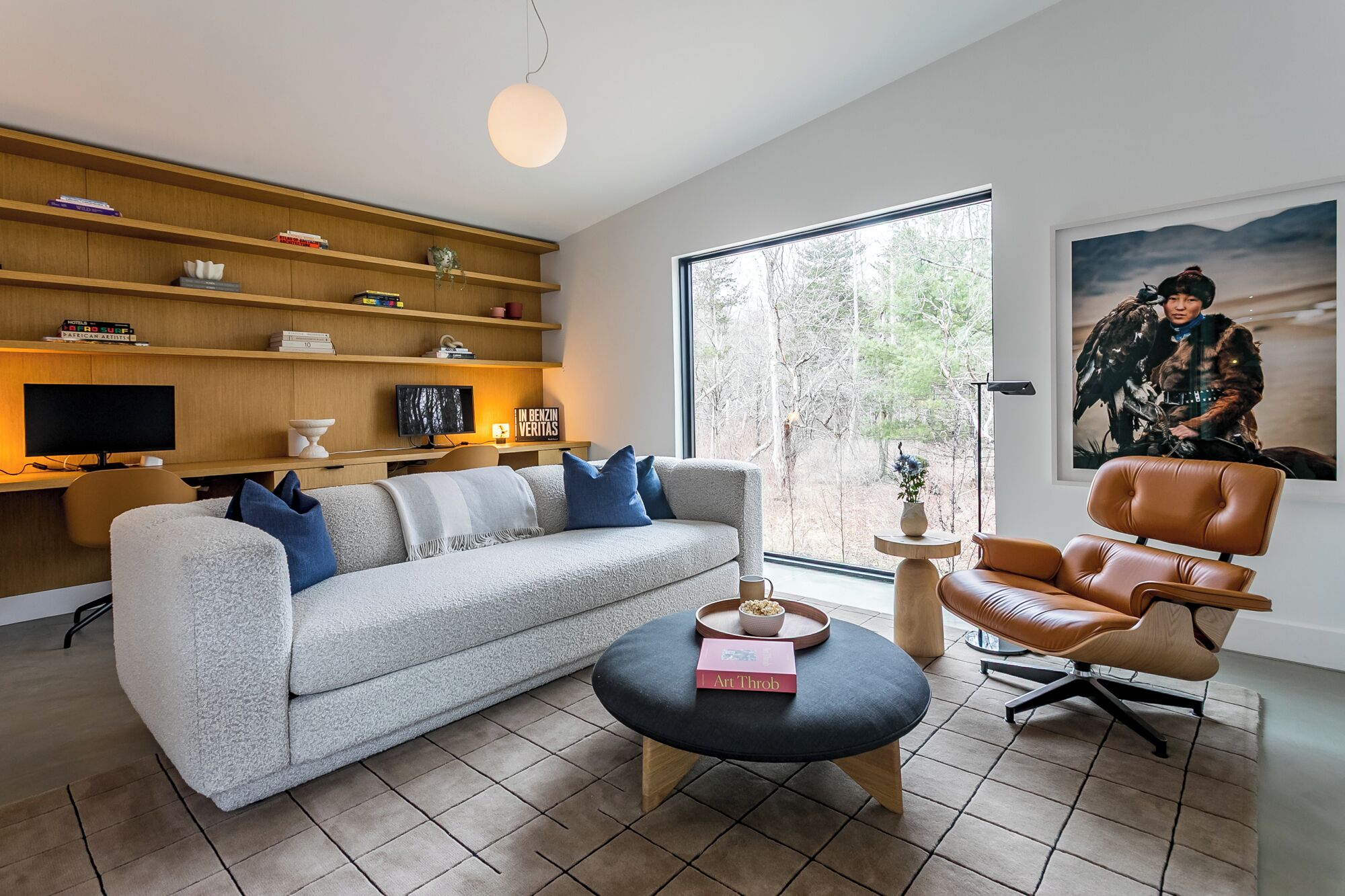 Immerse Yourself In Nature At This Unique Two-home Compound Blending High-end Architecture With The Mountains. Features A Main House For 6, A Private Glass Cabin For 2, A Saltwater Pool, And A Central Fire Pit. - Catskill, NY