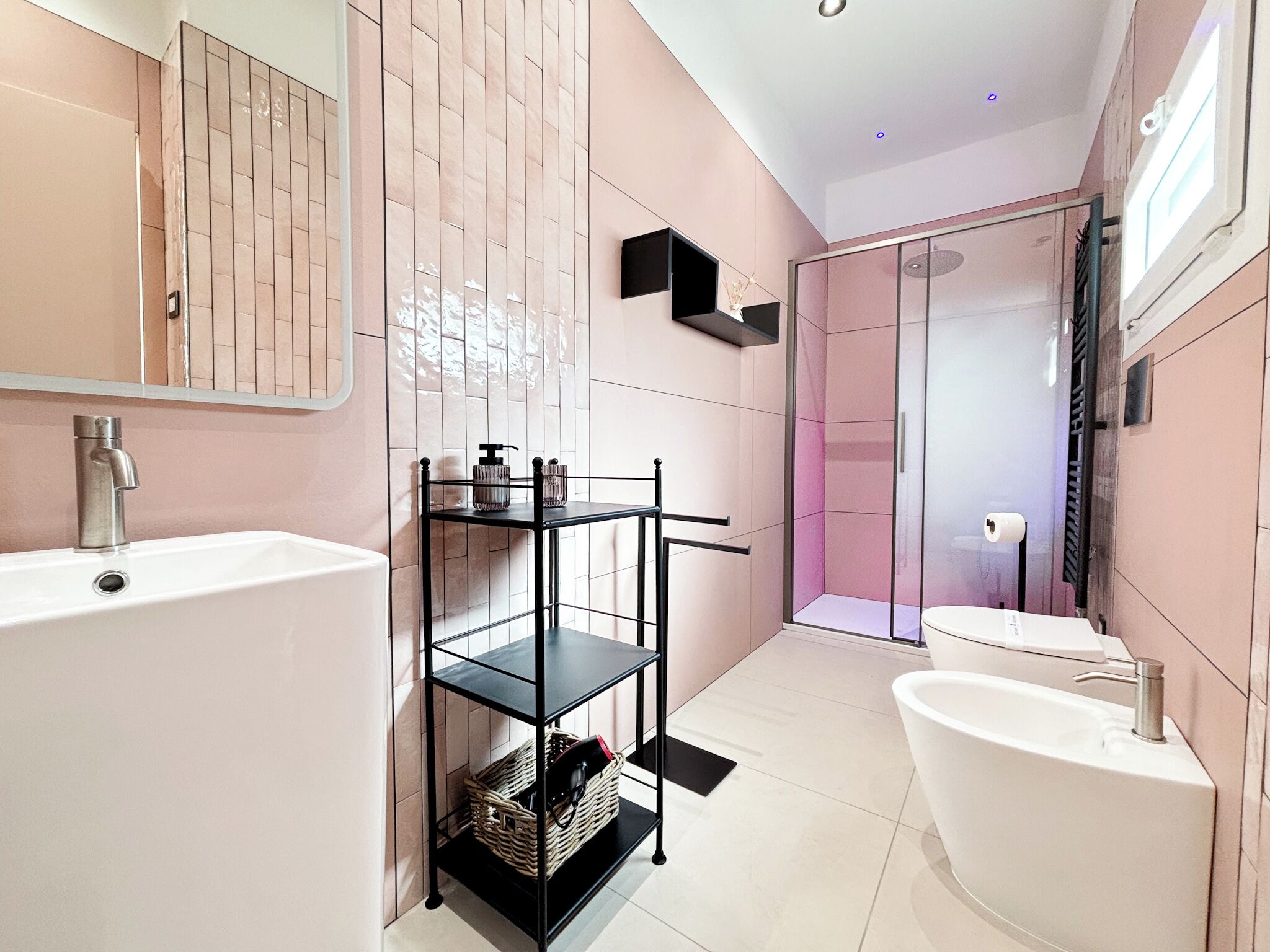 Studio Deluxe, balcon (Corallo) | Salle de bain