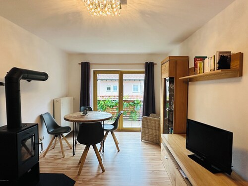 Ferienwohnung Hammerstein zwei separate Schlafzimmer und Süd-Balkon