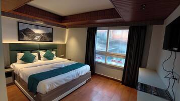 Habitació Deluxe, vistes a la ciutat | Roba de llit