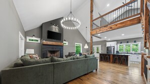 Smart TV, chimenea