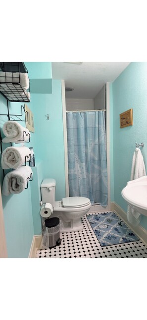Bathroom - Charming Galveston home near cruise terminal, beach, UTMB & downtown attractions (Galveston)