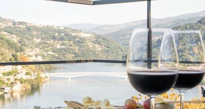 Luxury villa in the Douro with a breathtaking view of the river, vineyards, a pool, and a spa
