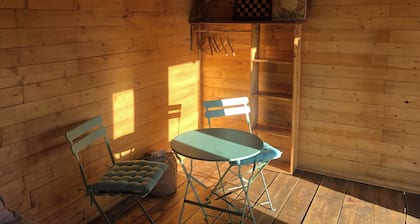 Cabane dans une bambousaie - superbe site naturel