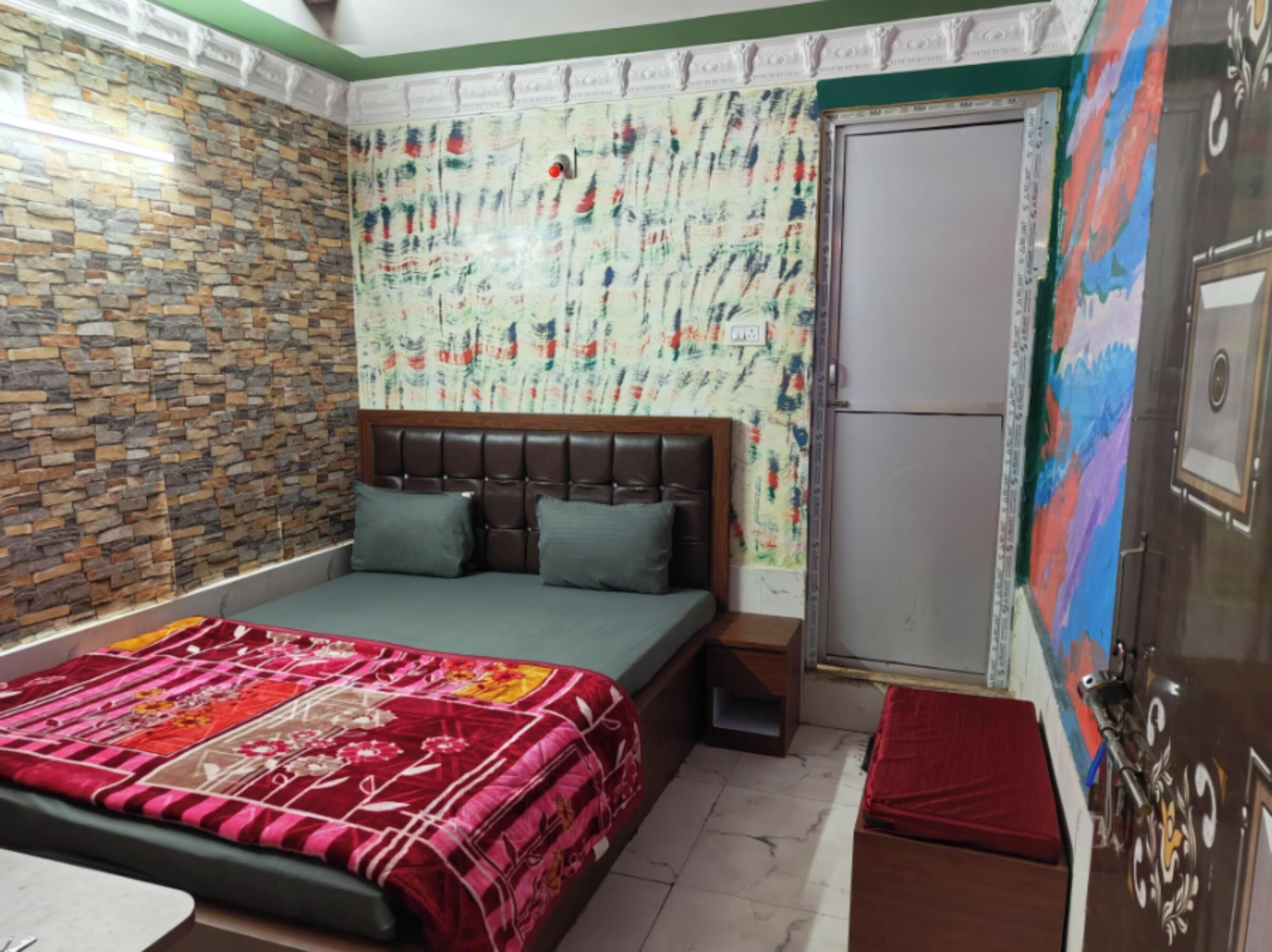 Quarto casal luxo, vista para a cidade | Escrivaninha, Wi-Fi de cortesia