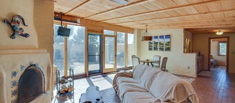 Adobe Cottage w/ Patios in South Santa Fe