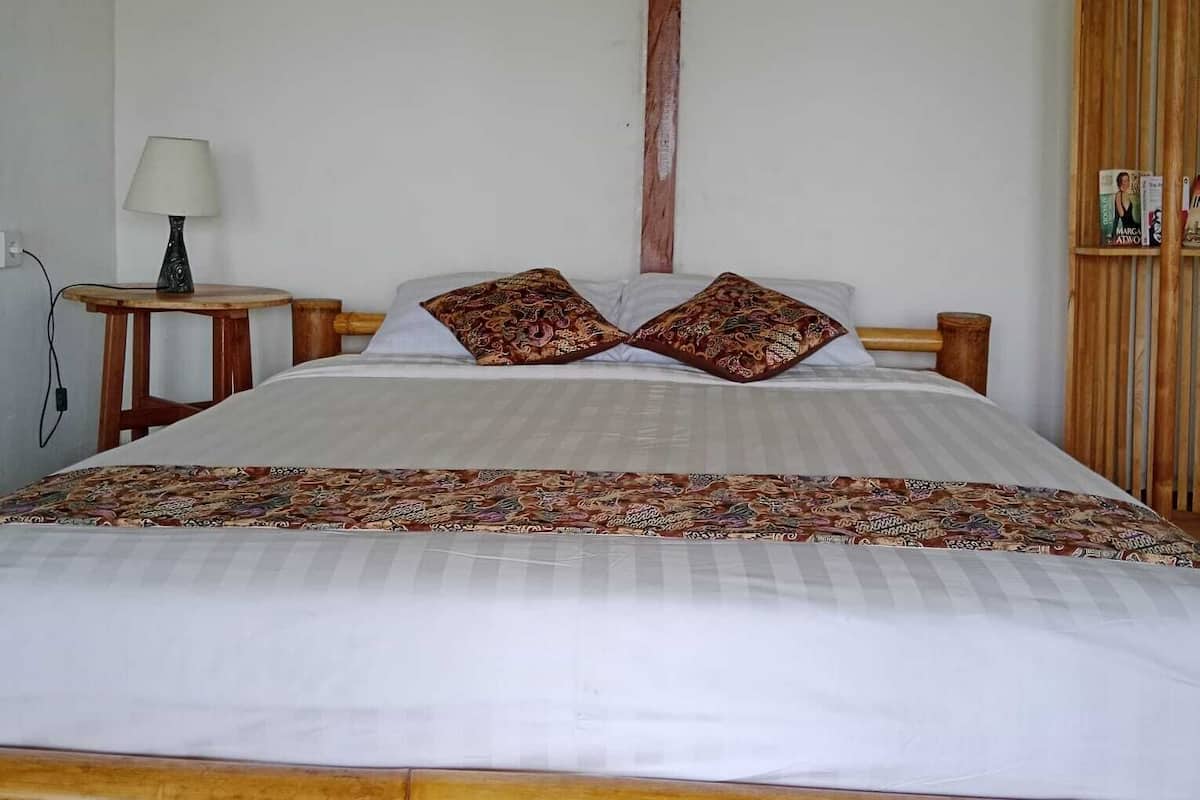Deluxe-Ferienhütte, Balkon, Gartenblick
