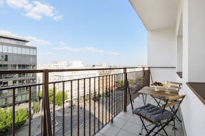 Deluxe-Apartment, Stadtblick | Balkon