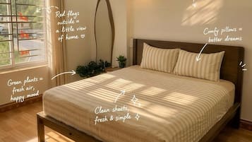 Basic Double Room Single Use, Non Smoking | Laptop workspace, free WiFi