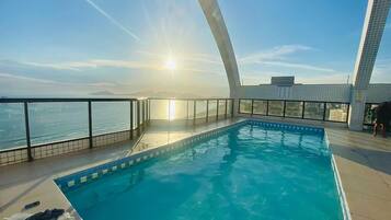Deluxe Apartment, Balcony, Beach View | Pool | Outdoor pool