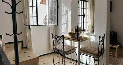 A bright house with a rooftop in the heart of the medina
