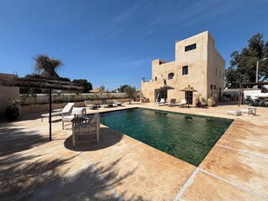 Outdoor pool, a heated pool - GOLDA HOUSE, Essaouira, Heated Pool, Stove (Essaouira)