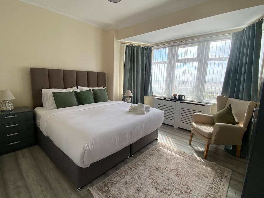 Blackout drapes, iron/ironing board (on request), WiFi (free)