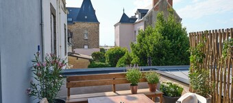 Bright house, 2 minutes from the beach and town center