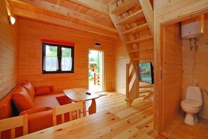 Living area - Holiday home with a terrace, close to the sea (Sianozety)