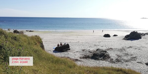 Beach - A 2-minute walk from the Atlantic Ocean in Brittany—Southern Finistère (Névez)