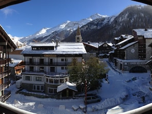 Blick von der Unterkunft