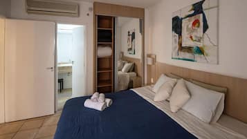 Deluxe appartement, balkon, uitzicht op het strand | Gratis wifi