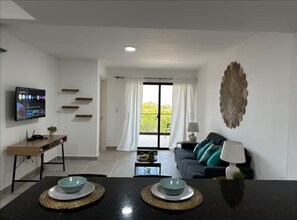 Living area - Cozy 2BR Condo | Pool | FREE Electricity (Punta Cana)