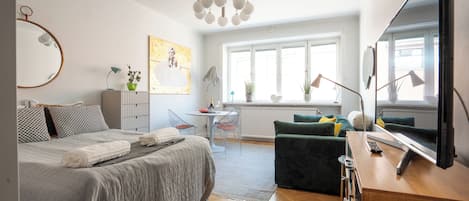 1 bedroom, iron/ironing board, WiFi, bed sheets