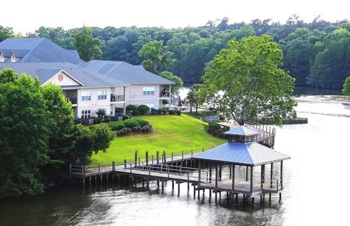 Big Lake views from second floor condo
