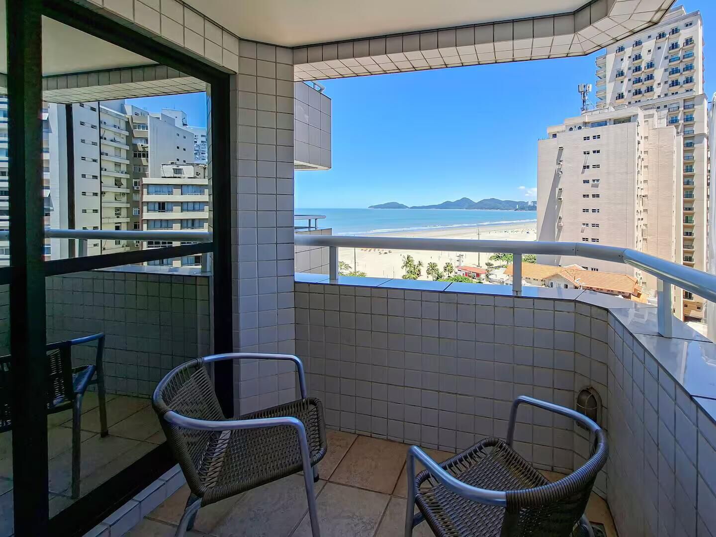 Apartamento luxo, sacada, vista para a praia | Área da propriedade