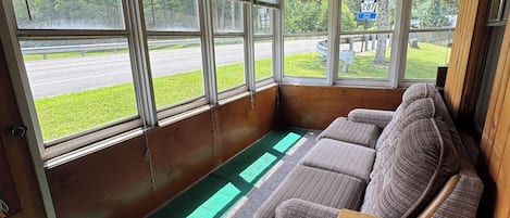 TV, fireplace, DVD player