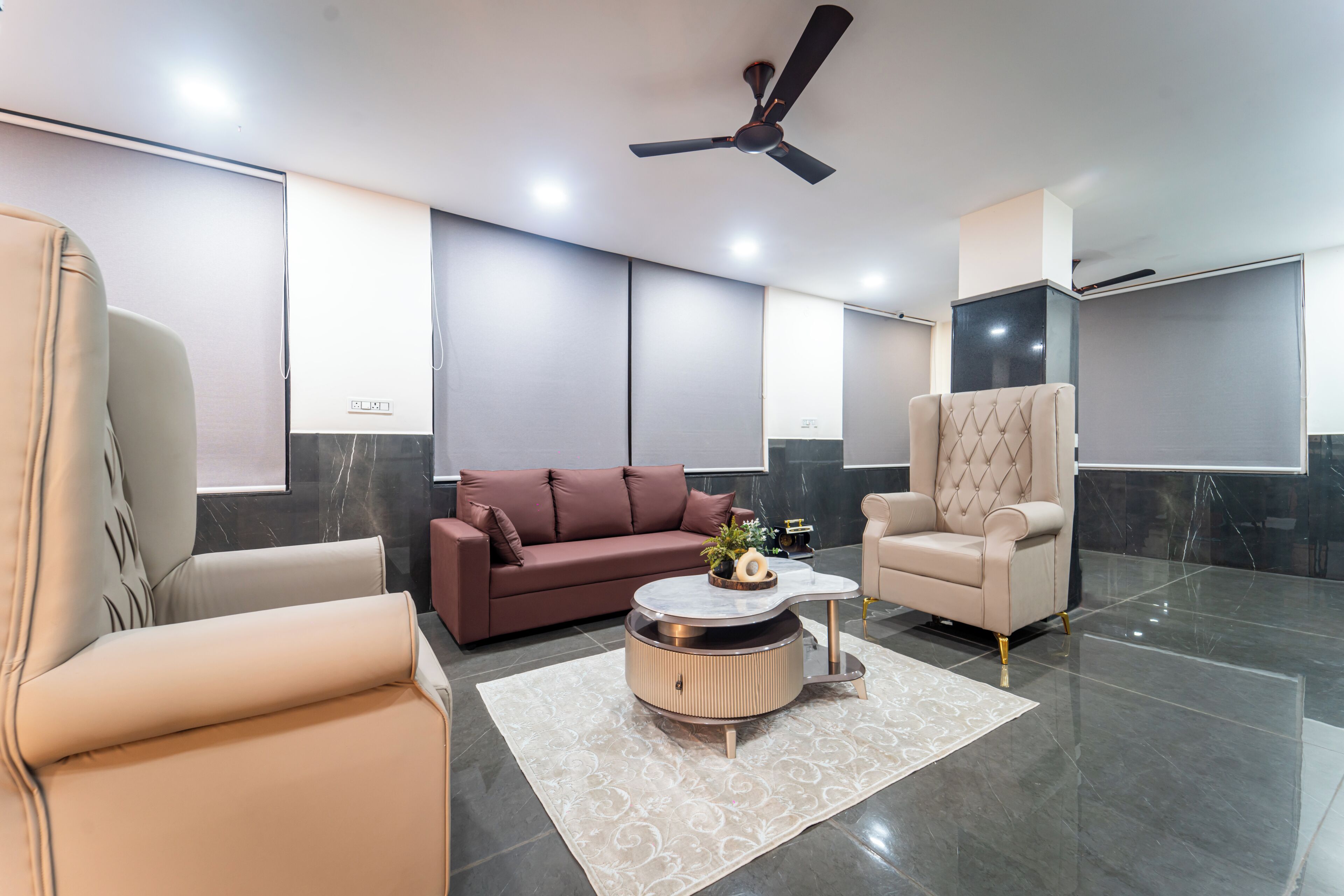 Lobby sitting area