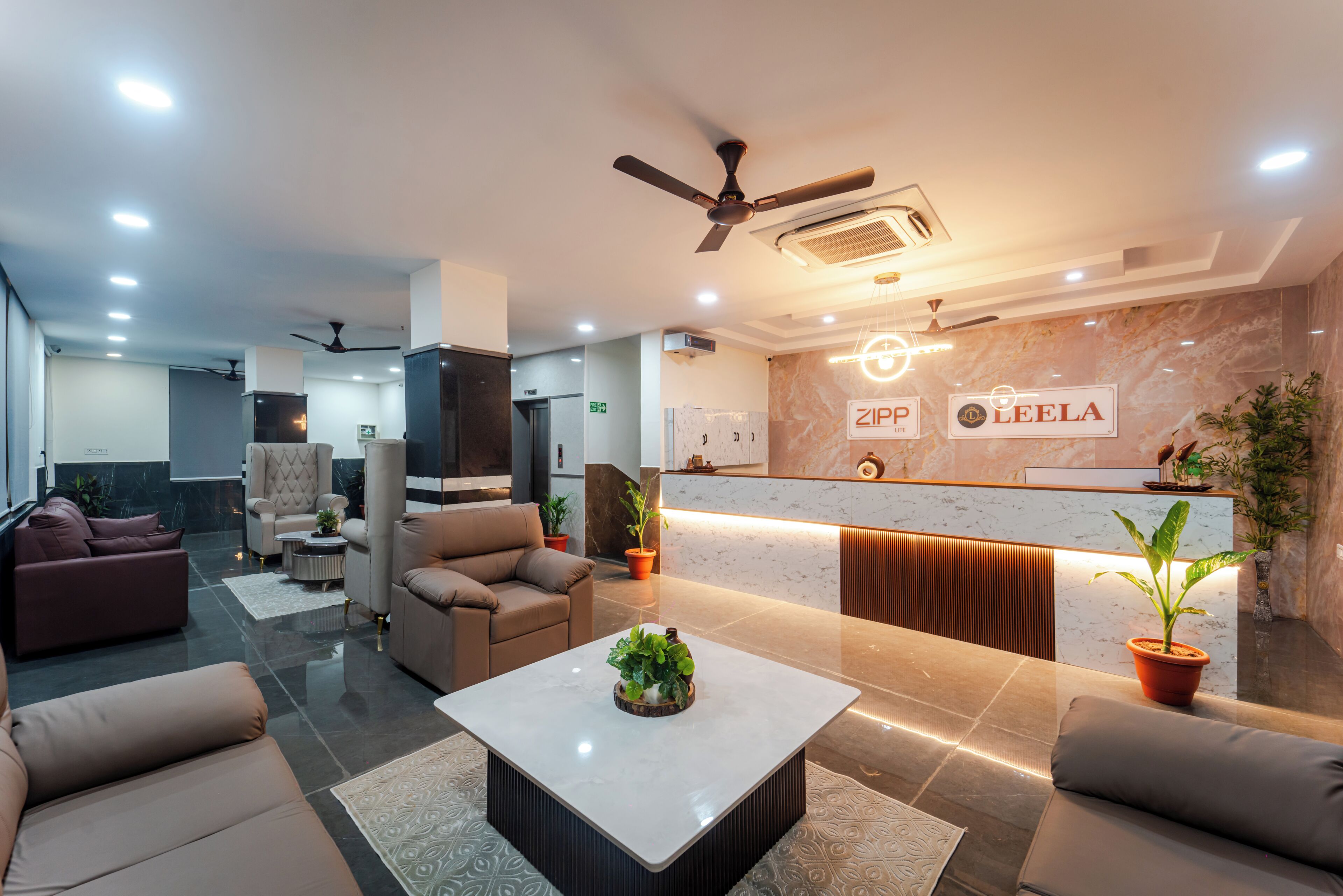 Lobby sitting area