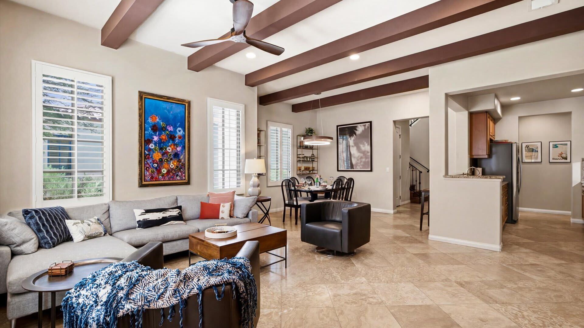 Smart TV, fireplace, offices
