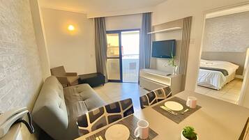 Departamento Deluxe, balcón, vista a la playa | Wifi gratis
