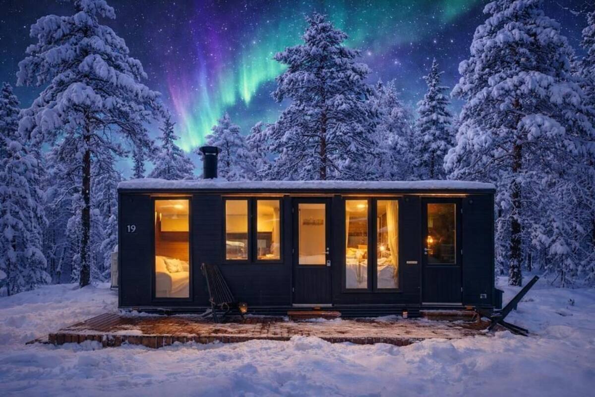 Chalet de base | Espace de travail pour ordinateurs portables, accès au Wi-Fi (inclus)