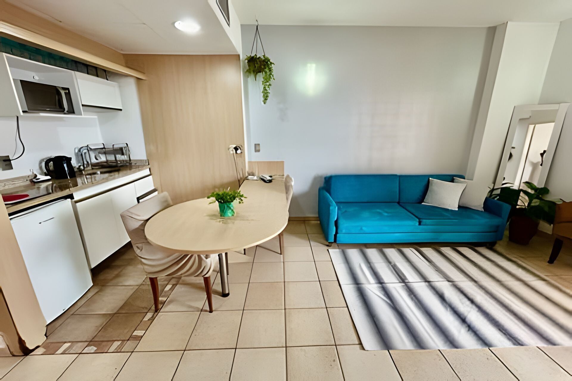Deluxe-Apartment, Balkon, Strandblick | Innenbereich