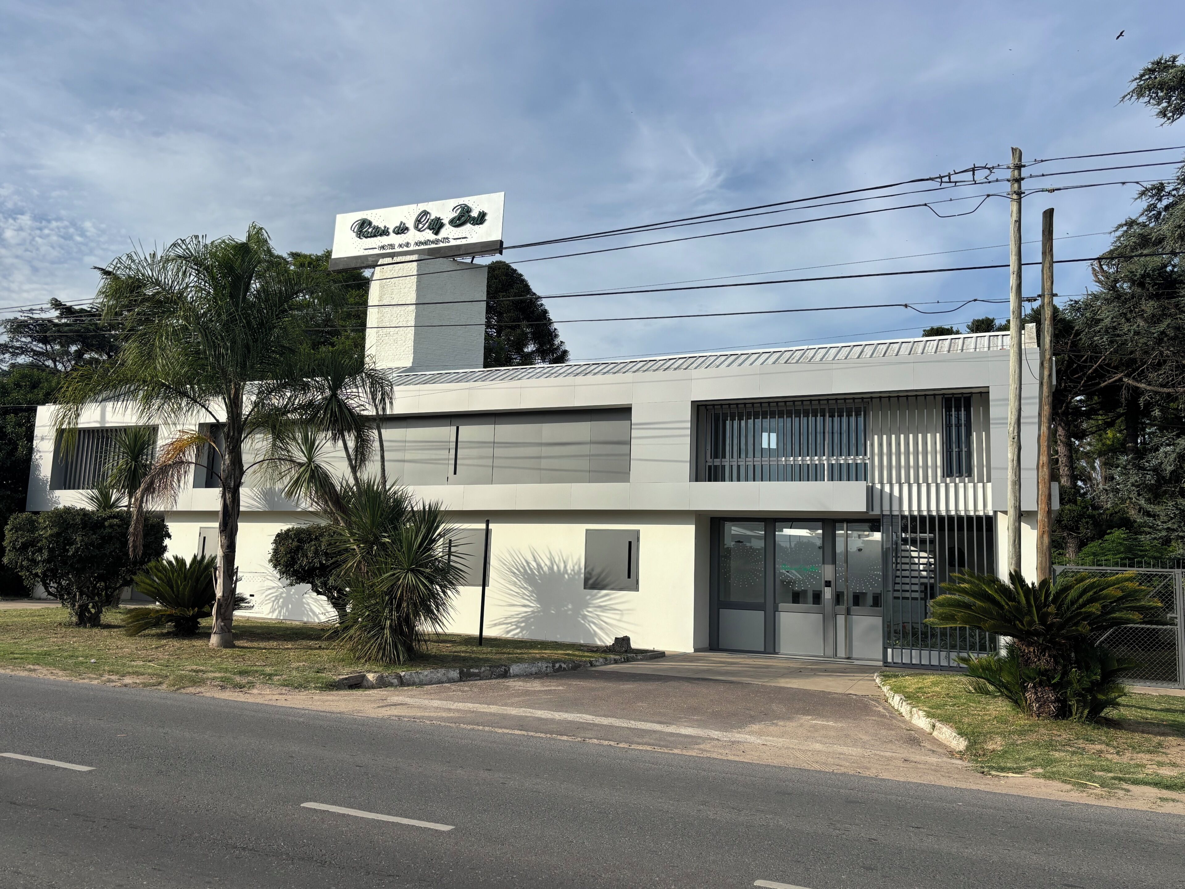 Façana frontal de l'allotjament