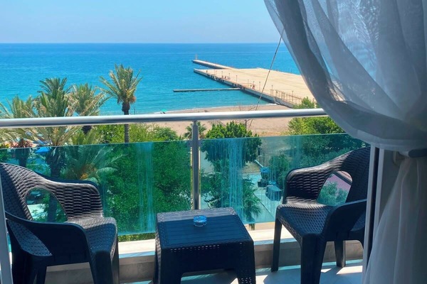 Deluxe Double Room, Balcony, Sea View | WiFi (free)