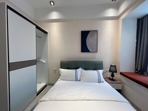 Room - Cozy 1-bedroom apartment in excellent Kigali with AC and gym (Kigali)