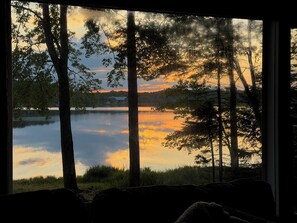 Interior - Lakefront Sunsets • Hot Tub • Dock • Walk-In Lake (Pocono Lake)