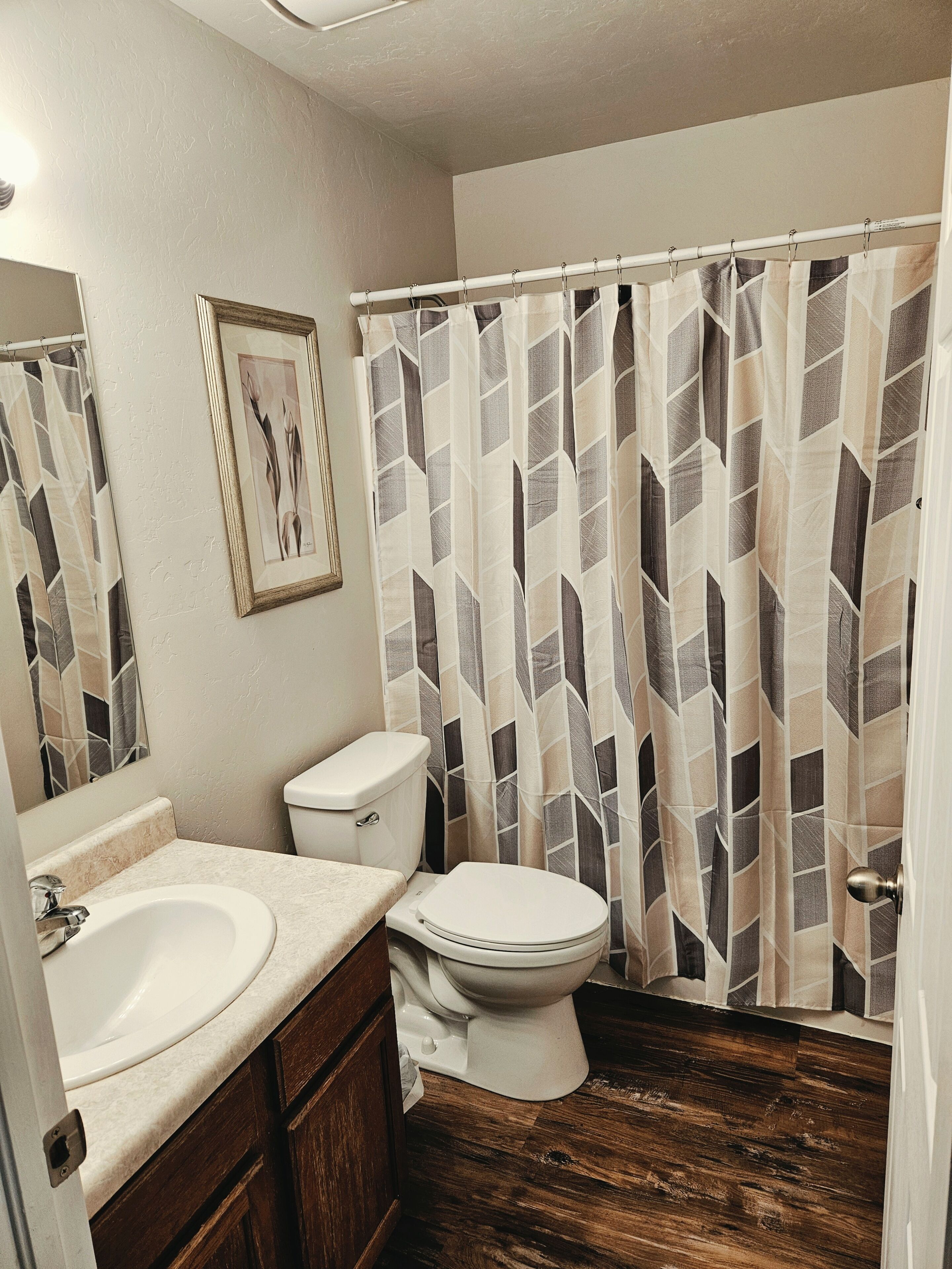 Towels, soap, toilet paper