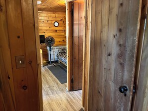 Interior - Charming Resort Cabin Steps from the Water and Campfire Evenings (Mohawk)