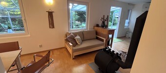 A Heartwarming Vacation: Swedish-style house | Sauna | Canoe | SUP | Private dock included | 1 min. to the lake