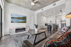 TV, fireplace, offices, printers - Phoenix Downtown Zen Loft (Phoenix)