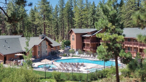 Outdoor pool, a heated pool - Wyndham South Shore Resort condo in Zephyr Cove with kitchen and more! (Zephyr Cove)