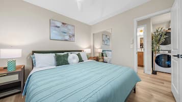 2 bedrooms, desk, iron/ironing board, free WiFi