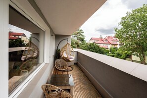 Terrace/patio - Gdańsk Airport Comfort Apartment (Gdańsk)