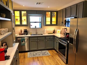 Private kitchen - Quiet Luxury Oasis in Uptown OKC (Oklahoma City)