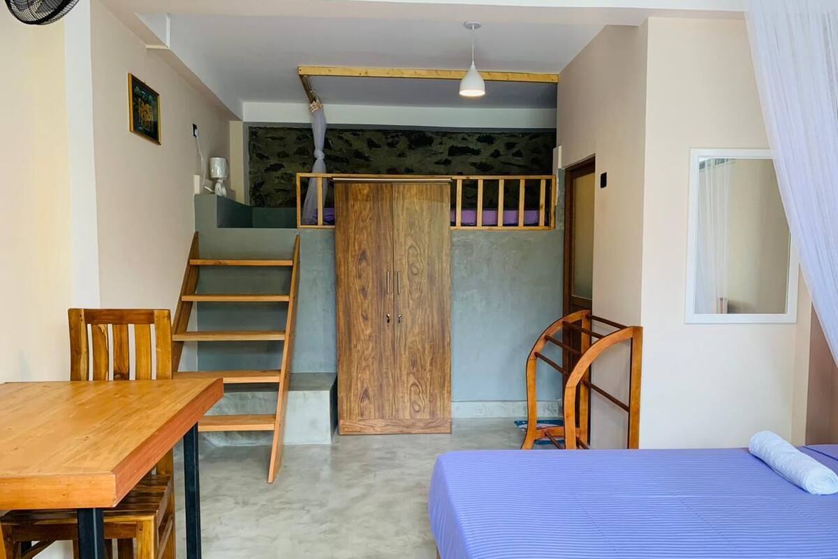 Comfort Triple Room, Patio, Mountain View | In-room safe, blackout drapes, iron/ironing board (on request)