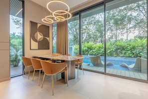 Luxury Villa | Dining - Lux 4BR Pool Villa 500m - Jomtien Beach  (Pattaya)