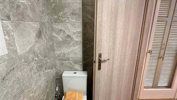 Free toiletries, hair dryer, towels, soap